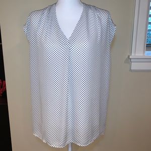 Banana Republic V neck Suit Blouse size Large